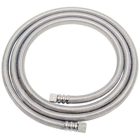 Speakman SPK-57645US 1/4" OD x 1/4" OD x 6' Stainless Steel Ice Maker Connector SPK-57645US
